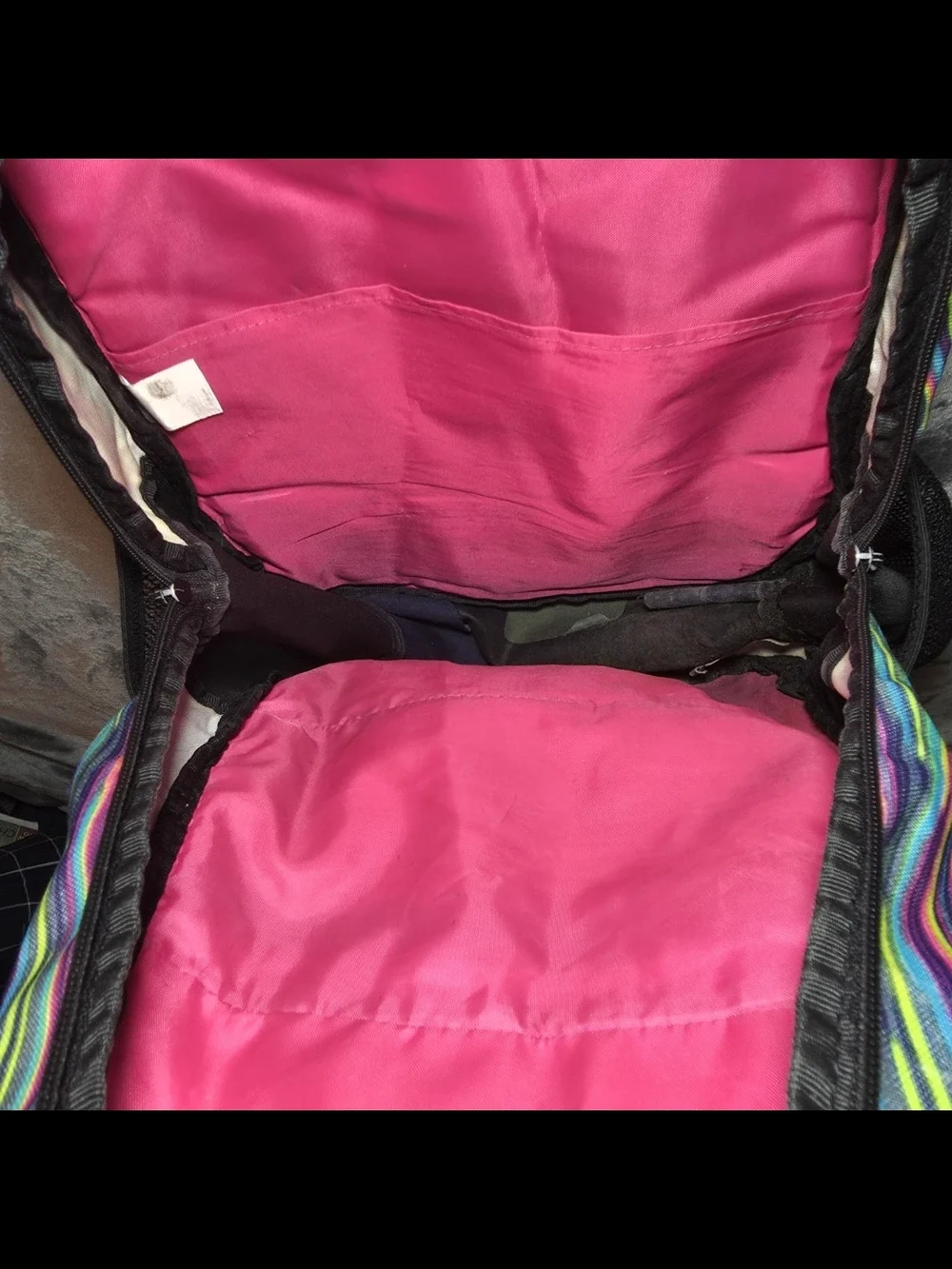 Adidas Foundation IV (or Foundation 5) Multicolored Striped Backpack